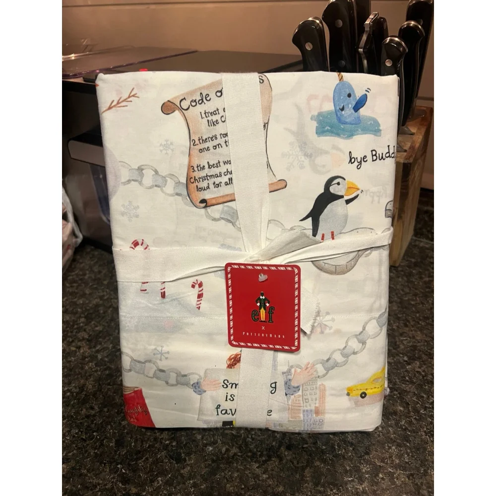 New Pottery Barn Elf™ Percale Queen Sheet Set